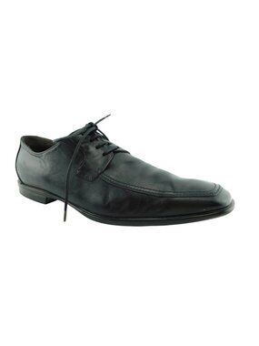 BRUNO MAGLI Black Leather Lace-up Oxfords Shoes 11